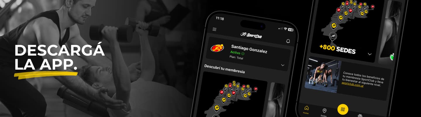 Descargá la App SportClub